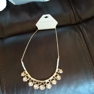 Christopher & banks,necklace,rhinestone,nwt